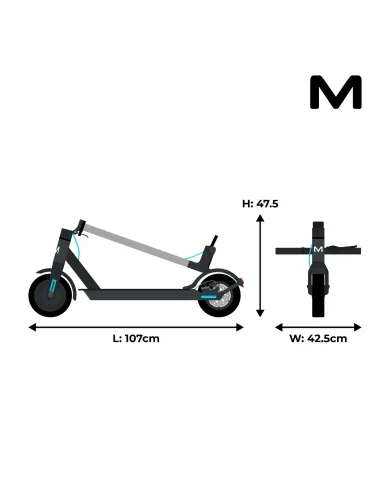 Trottinette électrique Motus Scooty 8.5 | Puissance 350W | Batterie 7.8Ah