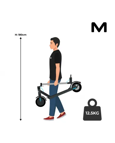 Trottinette électrique Motus Scooty 8.5 | Puissance 350W | Batterie 7.8Ah