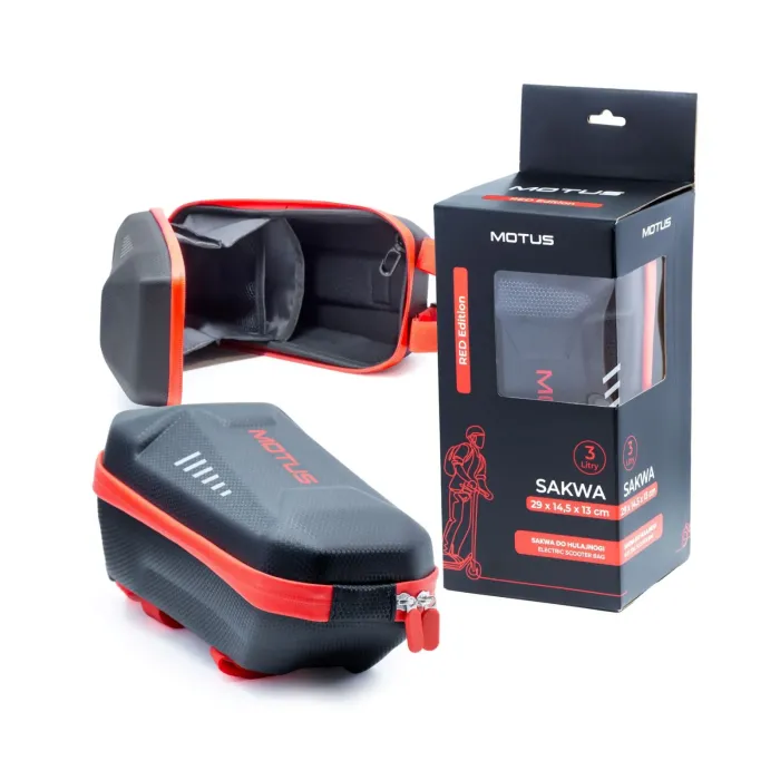 Sacoche Motus taille 3L RED EDITION pour trottinette électrique