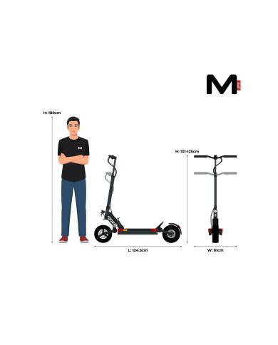 Trottinette électrique Motus Pro 10 2022 600W 20km/h