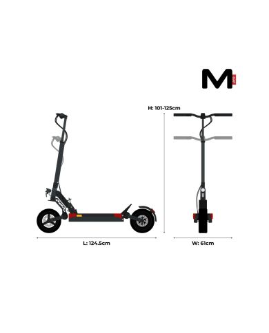 Trottinette électrique Motus Pro 10 2022 600W 20km/h