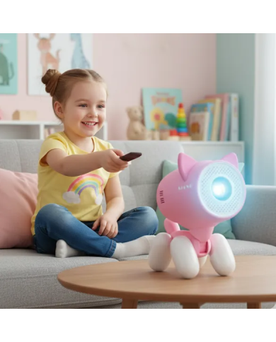 Projecteur Kiano Alpha Kid Pink - Chat