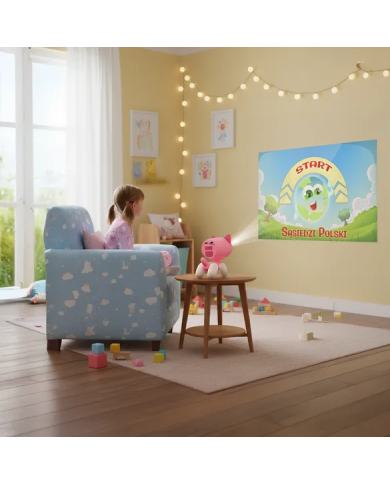 Projecteur Kiano Alpha Kid Pink - Chat