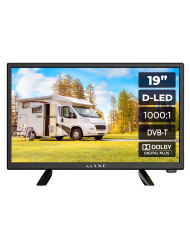 Téléviseur LED KIANO SLIMTV 19" TRAVEL Idéal pour camping-car, camion, chargeur 12V