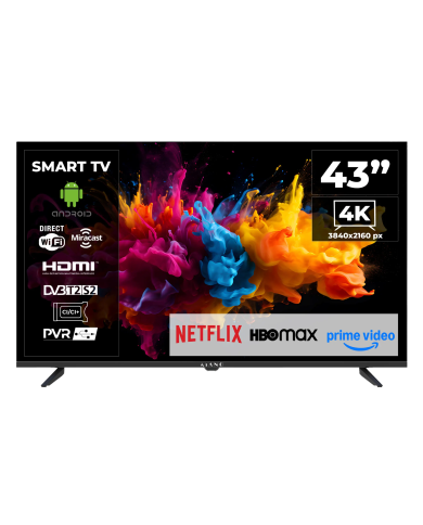Téléviseur LED Kiano Elegance TV 43" 4K UHD