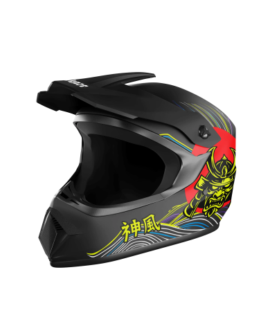 Casque Kamikaze Tokyo Drift intégral pour trottinette, VTT et vélo Electric