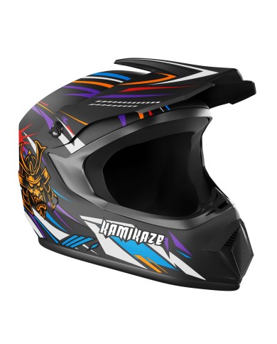 Casque Kamikaze Ninja intégral pour trottinette, VTT et vélo