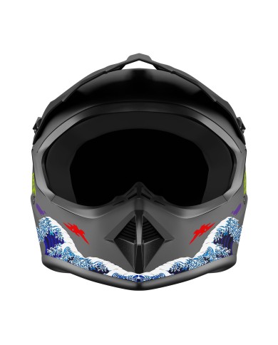 Casque Kamikaze Katana intégral pour trottinette, VTT et vélo