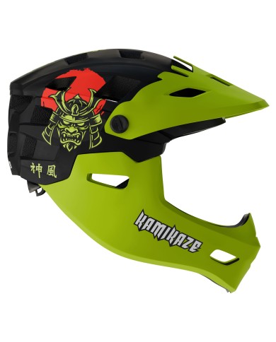 Casque à mentonnière Kamikaze RONIN Helmet Green