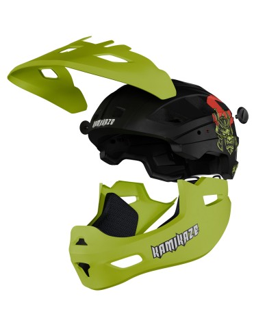 Casque à mentonnière Kamikaze RONIN Helmet Green