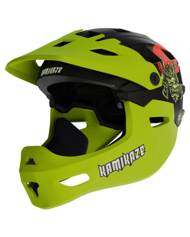 Casque à mentonnière Kamikaze RONIN Helmet Green