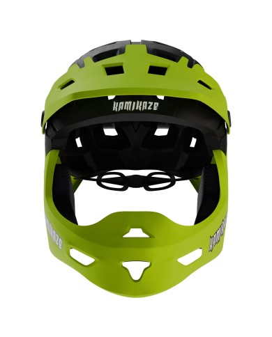 Casque à mentonnière Kamikaze RONIN Helmet Green
