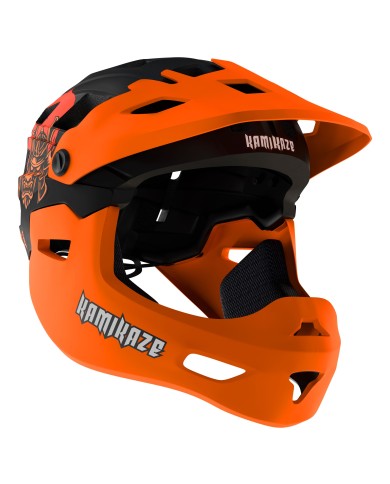Casque à mentonnière Kamikaze RONIN Helmet Orange