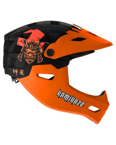 Casque à mentonnière Kamikaze RONIN Helmet Orange