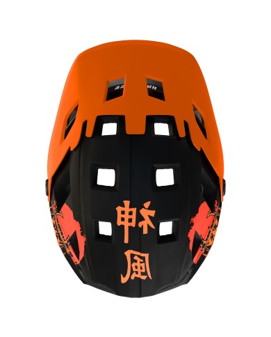 Casque à mentonnière Kamikaze RONIN Helmet Orange