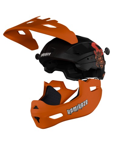 Casque à mentonnière Kamikaze RONIN Helmet Orange