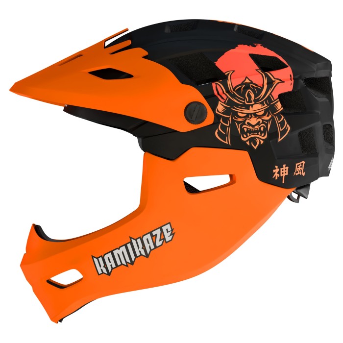 Casque à mentonnière Kamikaze RONIN Helmet Orange