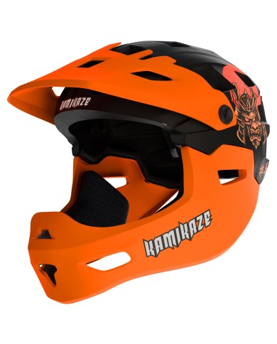 Casque à mentonnière Kamikaze RONIN Helmet Orange