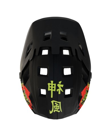 Casque à mentonnière Kamikaze RONIN Wave Black