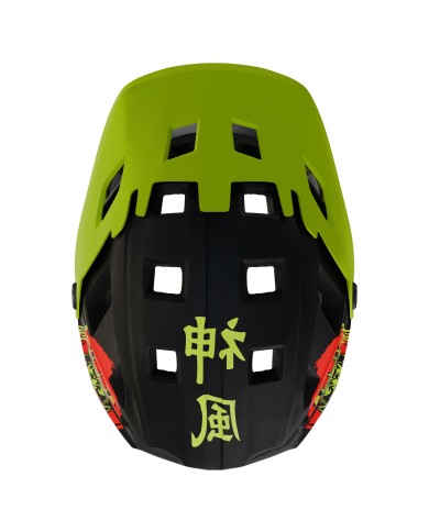 Casque à mentonnière Kamikaze RONIN Wave Green