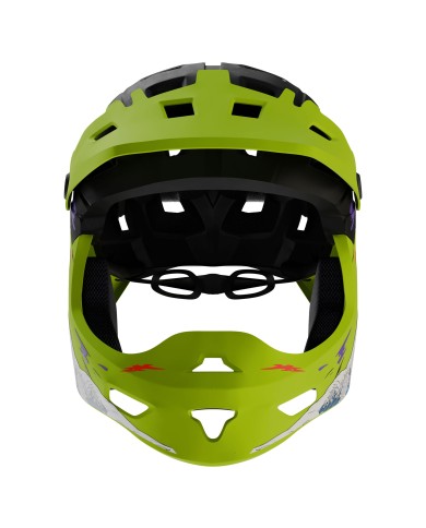 Casque à mentonnière Kamikaze RONIN Wave Green