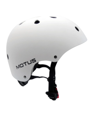 Casque MOTUS réglable blanc taille S pour vélo, trottinette électrique