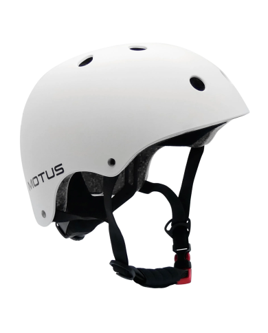 Casque MOTUS réglable blanc taille S pour vélo, trottinette électrique