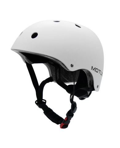 Casque MOTUS réglable blanc taille S pour vélo, trottinette électrique