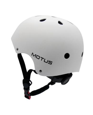 Casque MOTUS réglable blanc taille S pour vélo, trottinette électrique