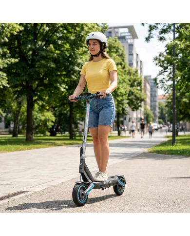 Casque MOTUS réglable blanc taille S pour vélo, trottinette électrique