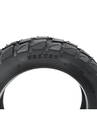 Pneu tout-terrain 255x80 (10x3") pour trottinette électrique Motus Techlife KuKirin