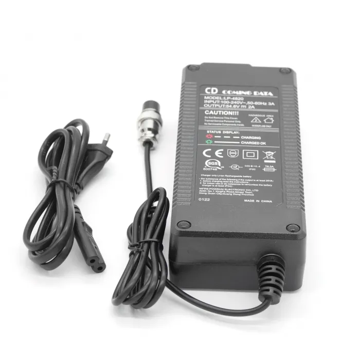 Chargeur 54,6V 2A pour trottinette électrique Motus PRO 10 2022