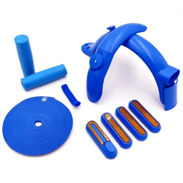 Kit bleu de personnalisation pour trottinettes électriques