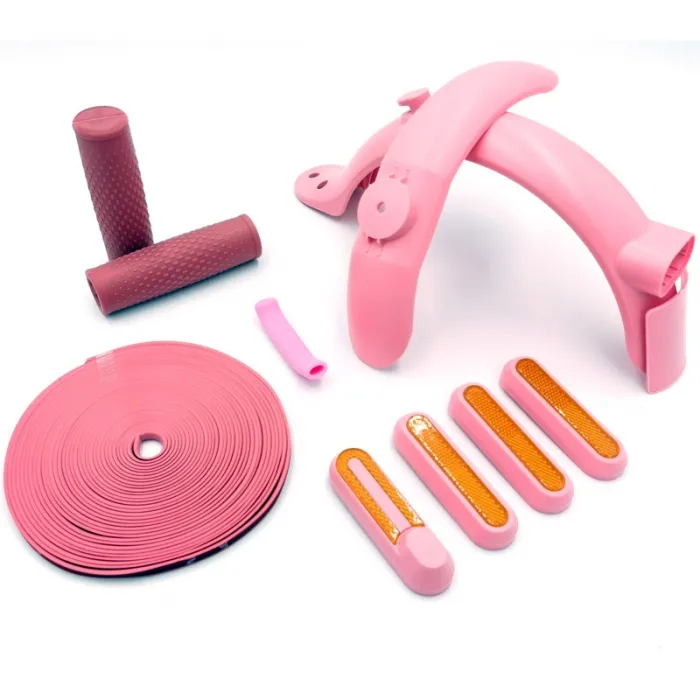 Kit rose de personnalisation pour trottinettes électriques