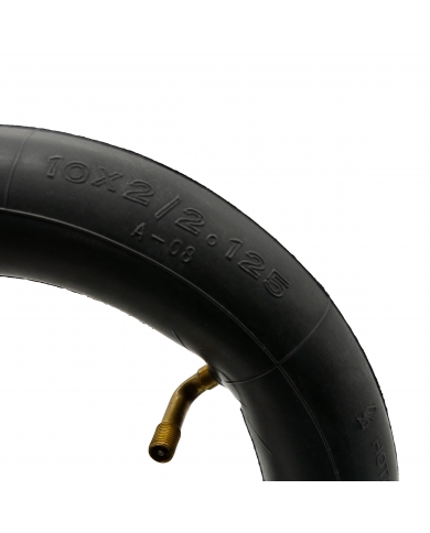 Chambre à air pour trottinette électrique 10x2,125 (valve coudée 90°)