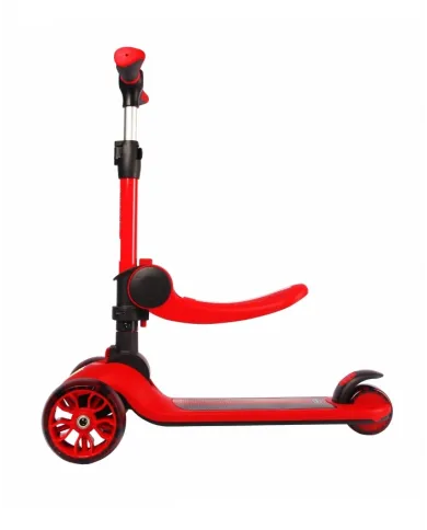 Trottinette enfant Ferrari à trois roues 2-en-1 FXK28-2 Rouge