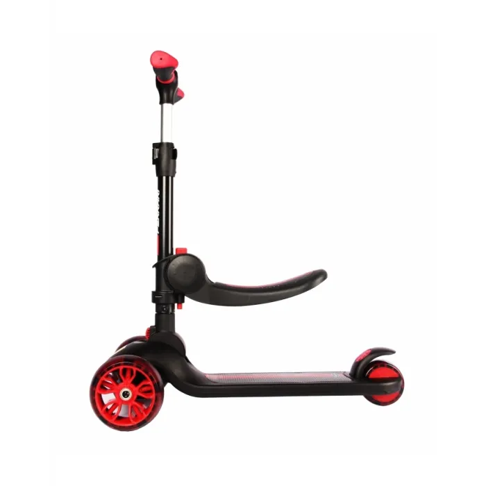 Trottinette enfant Ferrari à trois roues 2-en-1 FXK28-2 Noire