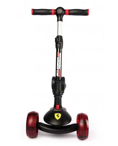 Trottinette enfant Ferrari à trois roues 2-en-1 FXK28-2 Noire
