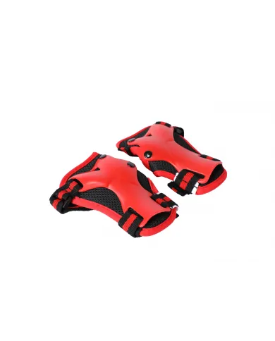 Ensemble de protections Ferrari pour enfants pour genoux, coudes et poignets taille XXS rouge