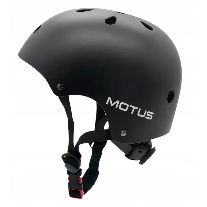 Casque MOTUS réglable noir taille M pour vélo, trottinette électrique