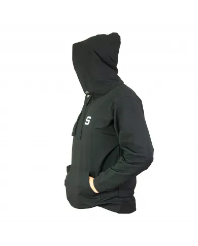 Sweat à capuche homme SIVER taille M/L couleur noire