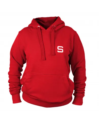Sweat à capuche femme SIVER taille XS/S couleur rouge