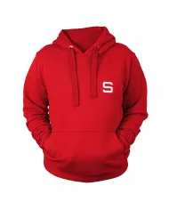 Sweat à capuche femme SIVER taille M/L couleur rouge