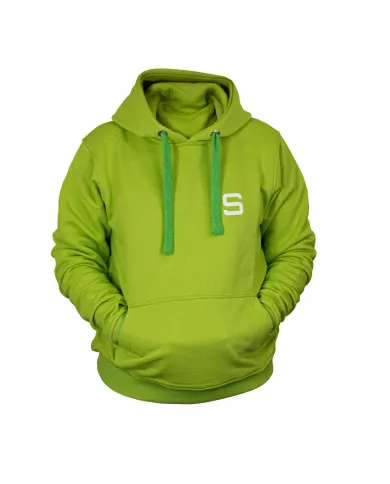 Sweat à capuche femme SIVER taille M/L couleur vert/citron vert