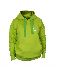 Sweat à capuche femme SIVER taille M/L couleur vert/citron vert