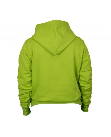 Sweat à capuche femme SIVER taille M/L couleur vert/citron vert