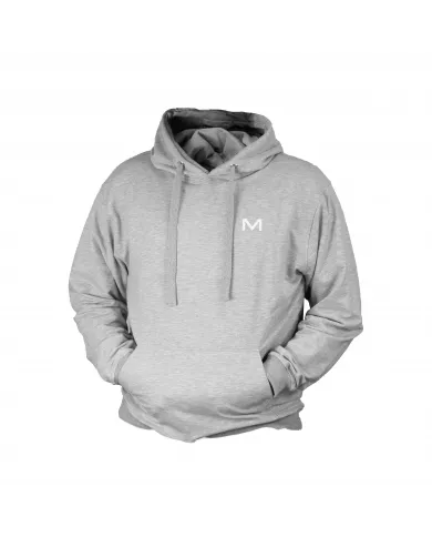 Sweat à capuche homme MOTUS taille M/L couleur gris