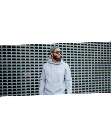 Sweat à capuche homme MOTUS taille M/L couleur gris
