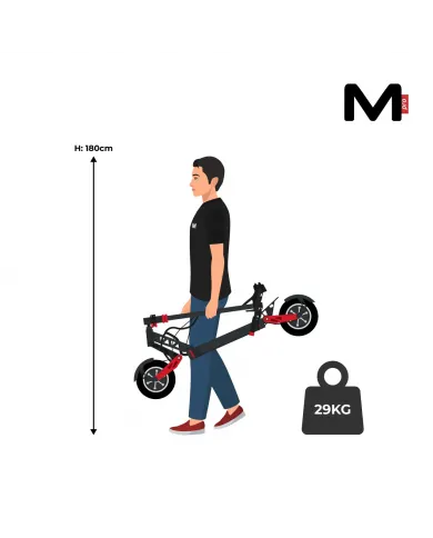 Trottinette électrique Motus PRO 10 sport 2021 2x1000W