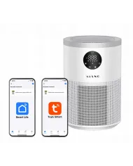 Purificateur d'air Kiano Cami filtre préliminaire, à charbon et HEPA 13 intelligent